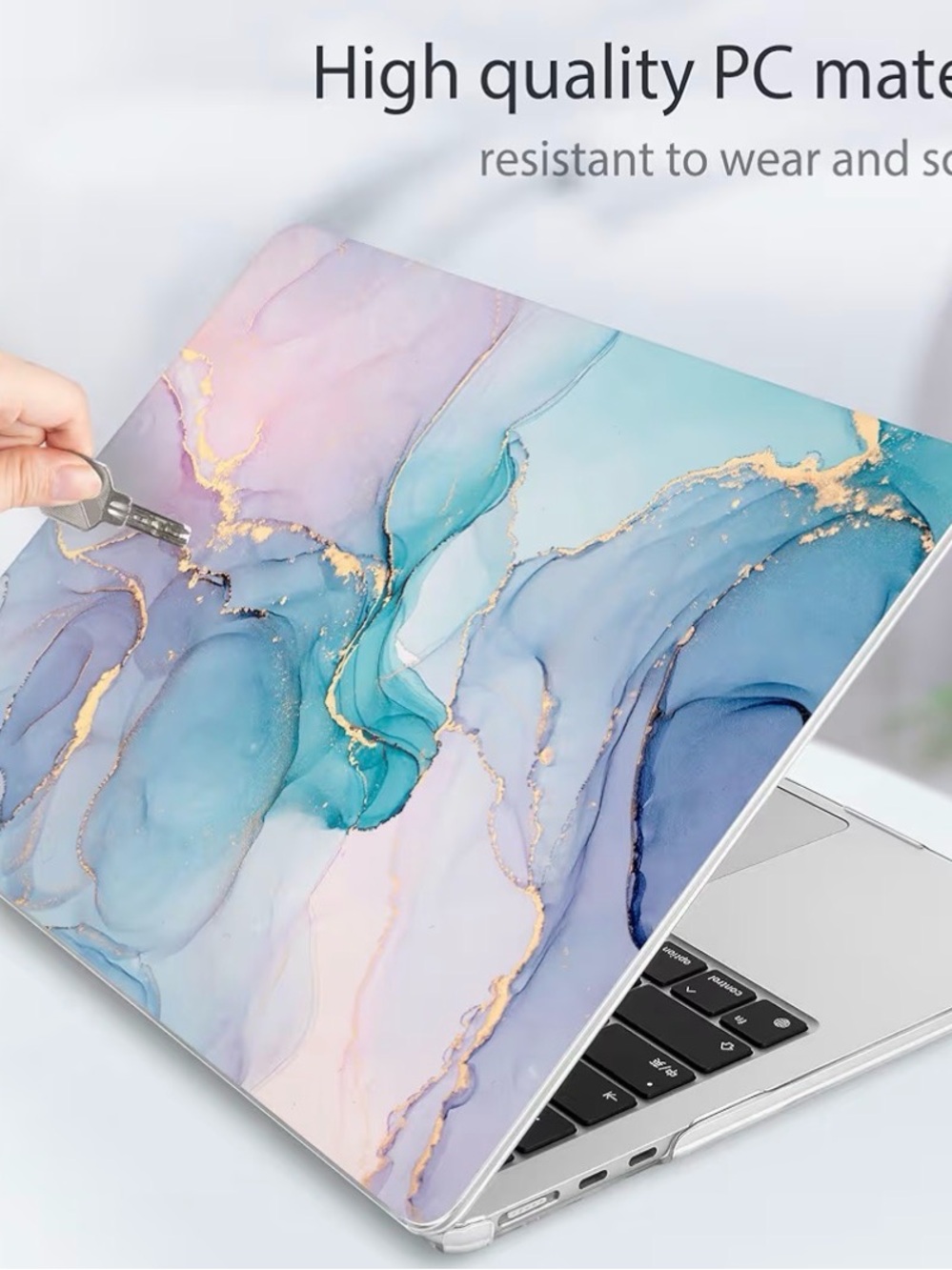 Marble MaxBookAir 13/13.5 Laptop Outer Cover, Key Board Cover, Screen Protector - Picture 3 of 6